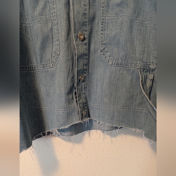 MUKA Jeans Denim Button-Up Jacket - Picture 9 of 9